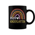 Hello Kindergarten Team Kinder Back To School Rainbow Kids Coffee Mug