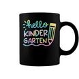 Hello Kindergarten Tie Dye Teachers Kids Back To School Coffee Mug