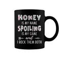 Honey Grandma Gift Honey Is My Name Spoiling Is My Game Coffee Mug