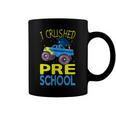 I Crushed Preschool Monster Truck Graduation Cap Boys Coffee Mug