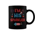 Im His Sparkler 4Th Of July Fireworks Matching Couples Coffee Mug