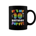 Its My 10Th Birthday Boy Girl Pop It 10 Years Old Birthday Coffee Mug