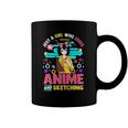 Just A Girl Who Loves Anime And Sketching Girls Teen Youth Coffee Mug
