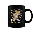 Just A Girl Who Loves Cats And Boba Tea Neko Bubble Milk Tea Coffee Mug