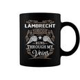Lambrecht Name Gift Lambrecht Blood Runs Through My Veins Coffee Mug