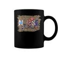 Leopard Patriotic Nurse 4Th Of July American Us Flag Nurse Coffee Mug