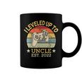 Leveled Up To Uncle Est 2022 Promoted New Uncle Video Gamer Coffee Mug