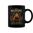Marrone Name Shirt Marrone Family Name V2 Coffee Mug