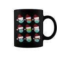 Masked Balls Basketball Christmas Baseball Christmas Ball Sports Santas Hat Team Sports Xmas Match Coffee Mug