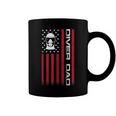 Mens 4Th Of July Us Flag Diver Dad Gift For Fathers Day Coffee Mug