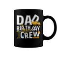 Mens Construction Dad Birthday Crew Party Worker Dad Coffee Mug