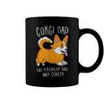 Mens Corgi Dad Like A Regular Dad Only Cooler - Funny Corgi Coffee Mug