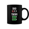 Mens Funny Dad Fathers Day Birthday Twins Twin Dad Coffee Mug
