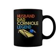 Mens Husband Dad Cornhole Legend Coffee Mug