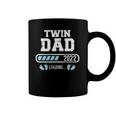 Mens Twin Dad 2022 Loading For Pregnancy Announcement Coffee Mug