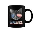 Meowica Funny Cat Patriotic Usa Shirt American Flag 544 Trending Shirt Coffee Mug