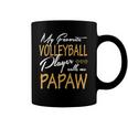 My Favorite Volleyball Player Calls Me Papaw Coffee Mug
