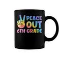Peace Out 6Th Grade 2022 Graduate Happy Last Day Of School Coffee Mug