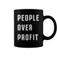 People Over Profit Anti Capitalism Protest Raglan Baseball Tee Coffee Mug