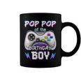 Pop Pop Of The Birthday Boy Video Game B-Day Top Gamer Party Coffee Mug