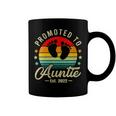 Promoted To Auntie Est 2022 Coffee Mug