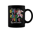 Proud Dad Of A 2022 Pre-K Graduate Unicorn Grad Senior Coffee Mug