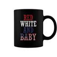 Red White And Baby 4Th July Pregnancy Announcement Coffee Mug