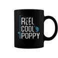 Reel Cool Poppy Fishing Fathers Day Gift Fisherman Poppy Coffee Mug