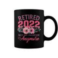 Retired 2022 Retirement Gifts For Women 2022 Cute Pink Coffee Mug