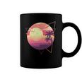 Retro 80S Vaporwave Aesthetic Tropical Sunset 90S Vaporwave Coffee Mug