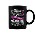 Rett Syndrome Doesnt Come With A Manual It Comes With A Warrior Who Never Gives Up Purple Ribbon Rett Syndrome Rett Syndrome Awareness Coffee Mug