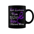 Rett Syndrome Mom Most People Never Meet Their Hero I Raised Mine Purple Ribbon Rett Syndrome Rett Syndrome Awareness Coffee Mug