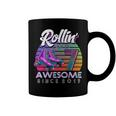 Rolling Into 7 Since 2015 Roller Skate 7Th Birthday Girl Coffee Mug