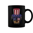 Rottweiler Patriotic Dog Mom & Dad 4Th Of July Usa Coffee Mug
