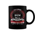 Sun Shirt Family Crest SunShirt Sun Clothing Sun Tshirt Sun Tshirt Gifts For The Sun Coffee Mug