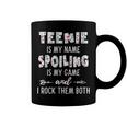 Teenie Grandma Gift Teenie Is My Name Spoiling Is My Game Coffee Mug