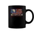 Vintage Best Pappy By Par American Flag Golf Golfer Gift Coffee Mug