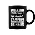 Weekend Forecast Camping With A Chance 21 Shirt Coffee Mug