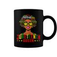 Womens Juneteenth Women Natural Afro Queen Coffee Mug