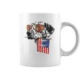 4Th Of July Fun American Flag Dalmatian Dog Lover Gift Coffee Mug