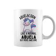 Abuelacorn Funny Unicorn Dabbing Gift Like A Normal Abuela But More Awesome Coffee Mug