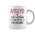 Ayeeyo Grandma Gift Ayeeyo The Woman The Myth The Legend Coffee Mug