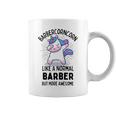 Barbercorn Funny Unicorn Dabbing Gift Like A Normal Barber But More Awesome Coffee Mug