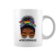 Black Women Free Mom Hugs Messy Bun Lgbtq Lgbt Pride Month Coffee Mug