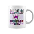 Brother Of The Bowler Girl Matching Family Bowling Birthday Coffee Mug