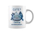 Cute Axolotl Facing Extinction Coffee Mug