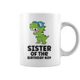 Dinosaur Birthday Sister Of The Birthday Boy Coffee Mug