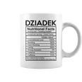 Dziadek Grandpa Gift Dziadek Nutritional Facts Coffee Mug