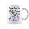 Friends Dont Let Friends Fight Chronic Fatigue Syndrome Cfs Alone Unicorn Blue Ribbon Chronic Fatigue Syndrome Support Cfs Awareness Coffee Mug