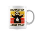 Funny Cute Sloth Yoga Namastay Social 863 Shirt Coffee Mug